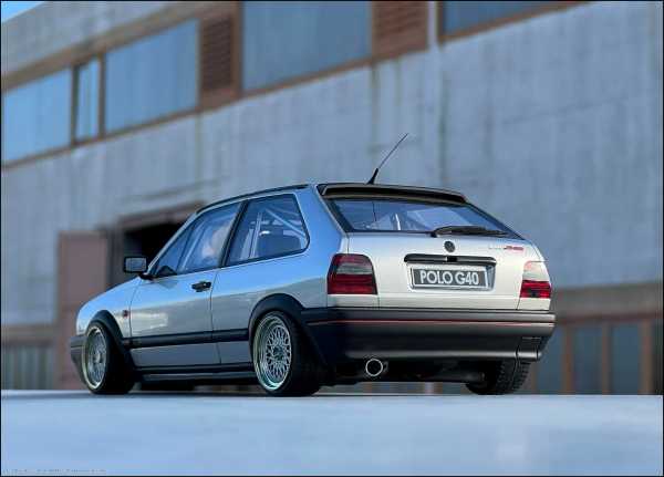 1:18 VW Polo G40 MK2 Coupe - Diamant Silber Edition inkl. OVP